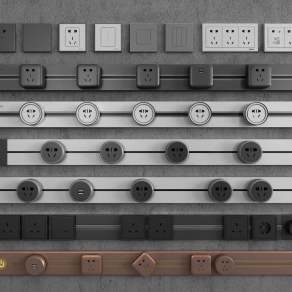 轨道插座3D模型下载